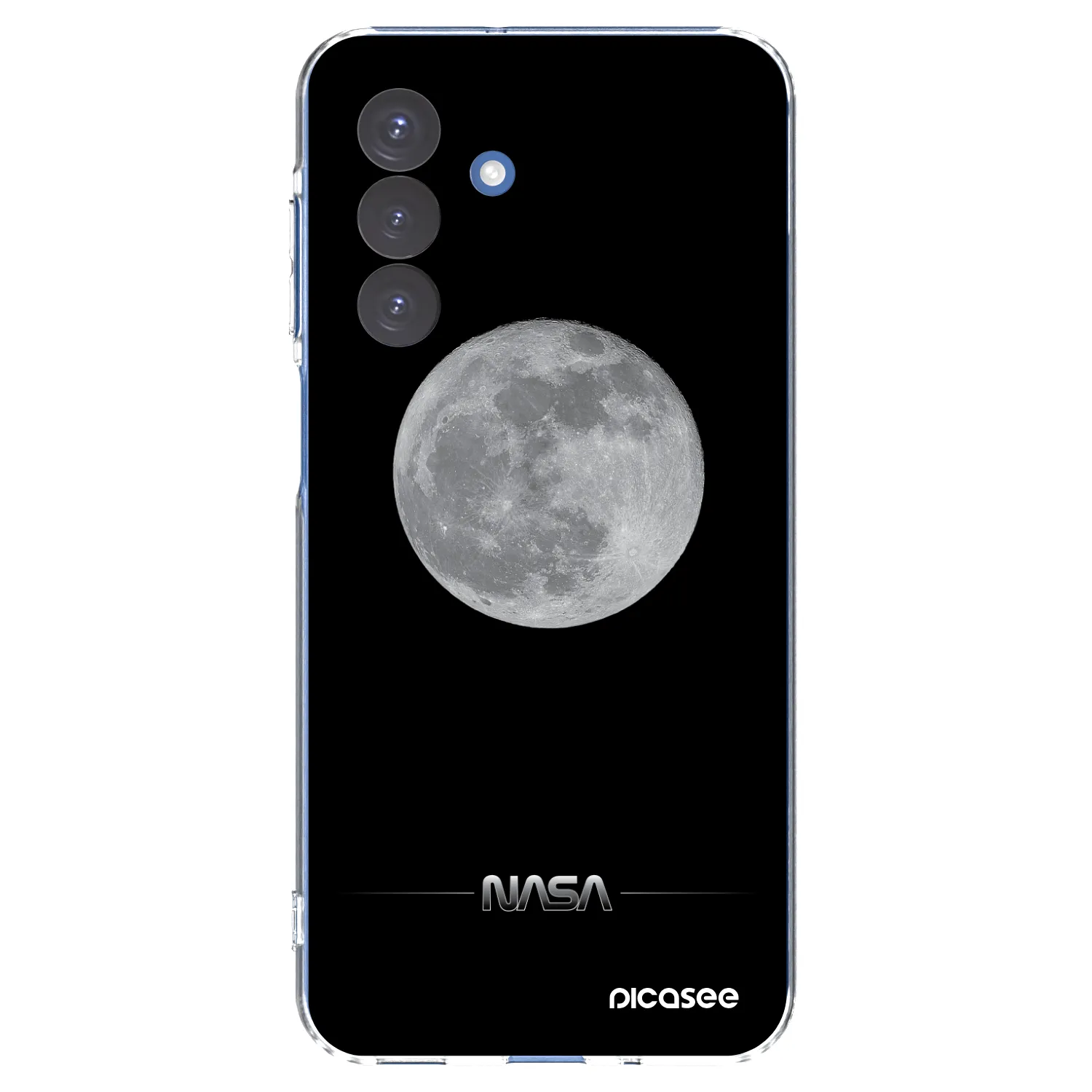 Picasee silikonska prozirna maskica za Samsung Galaxy A17 5G - Moon Minimal