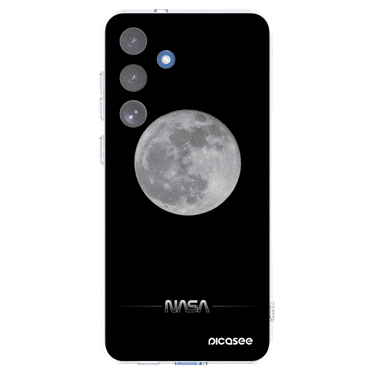 Picasee silikonska prozirna maskica za Samsung Galaxy S25 FE 5G - Moon Minimal