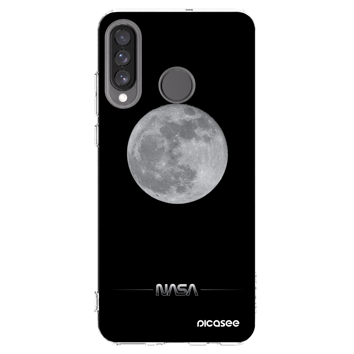 Picasee silikonska prozirna maskica za Huawei P30 Lite - Moon Minimal