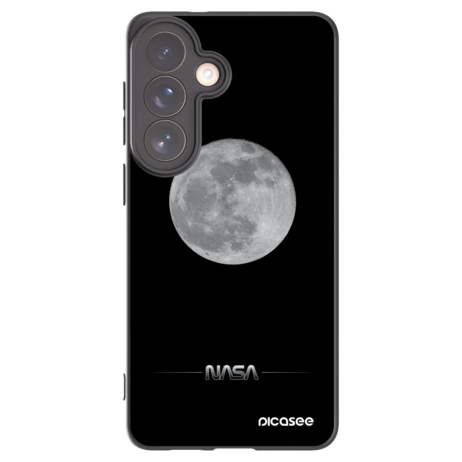Picasee crna silikonska maskica za Samsung Galaxy S26+ - Moon Minimal