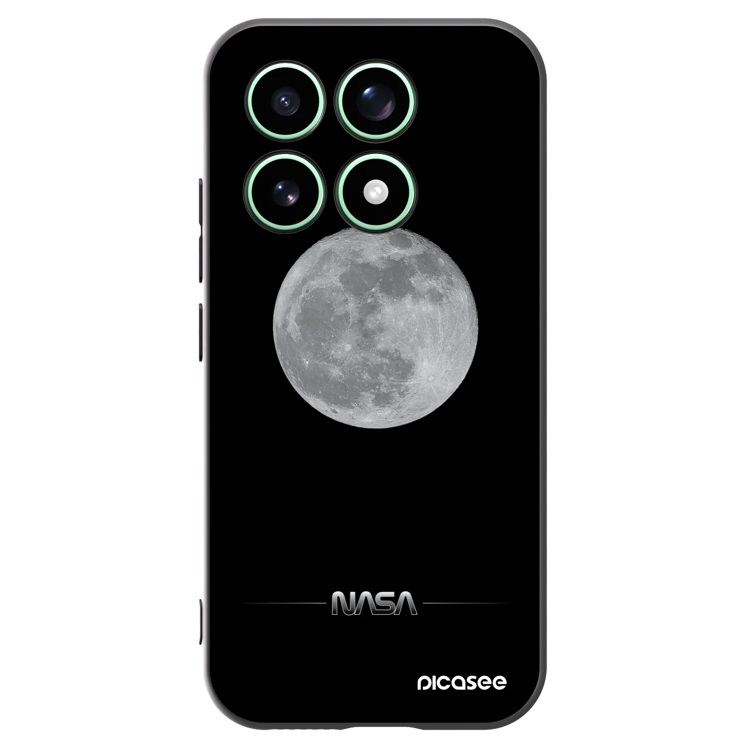 Picasee crna silikonska maskica za Xiaomi 17 - Moon Minimal