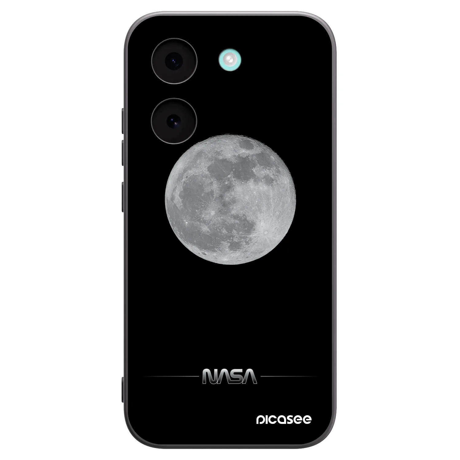 Picasee crna silikonska maskica za Xiaomi Poco X8 Pro - Moon Minimal