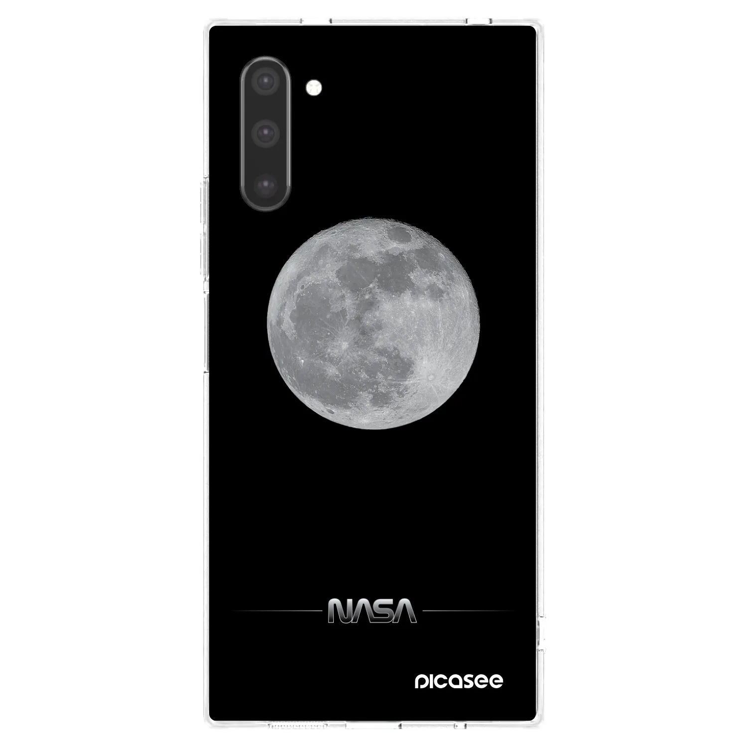 Picasee silikonska prozirna maskica za Samsung Galaxy Note 10 N970F - Moon Minimal