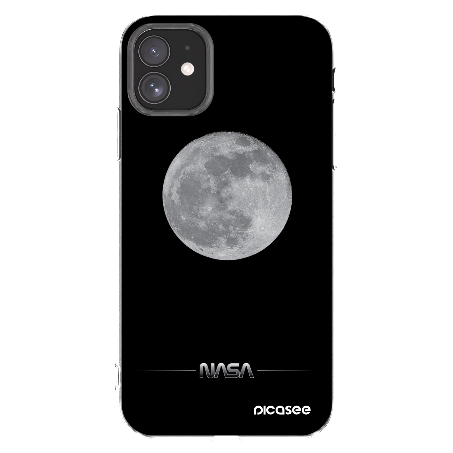 Picasee silikonska prozirna maskica za Apple iPhone 11 - Moon Minimal