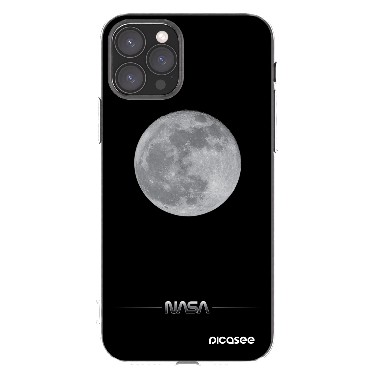 Picasee silikonska prozirna maskica za Apple iPhone 11 Pro - Moon Minimal