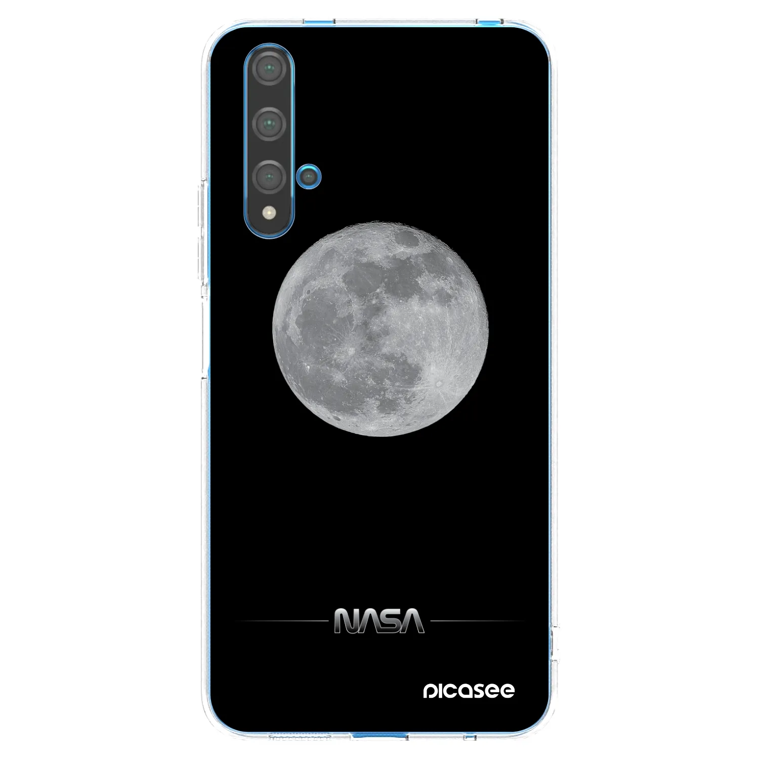 Picasee silikonska prozirna maskica za Huawei Nova 5T - Moon Minimal