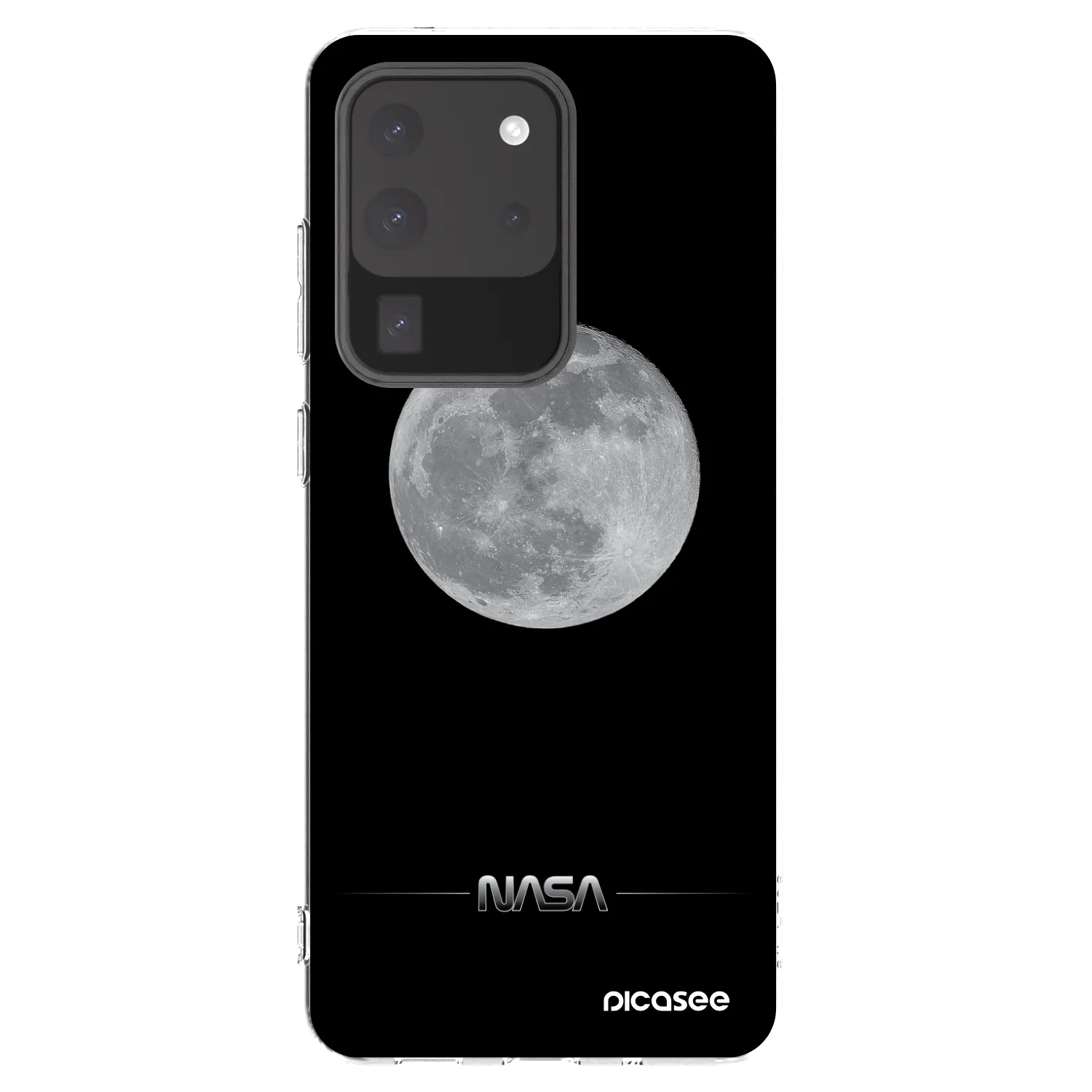 Picasee silikonska prozirna maskica za Samsung Galaxy S20 Ultra 5G G988F - Moon Minimal