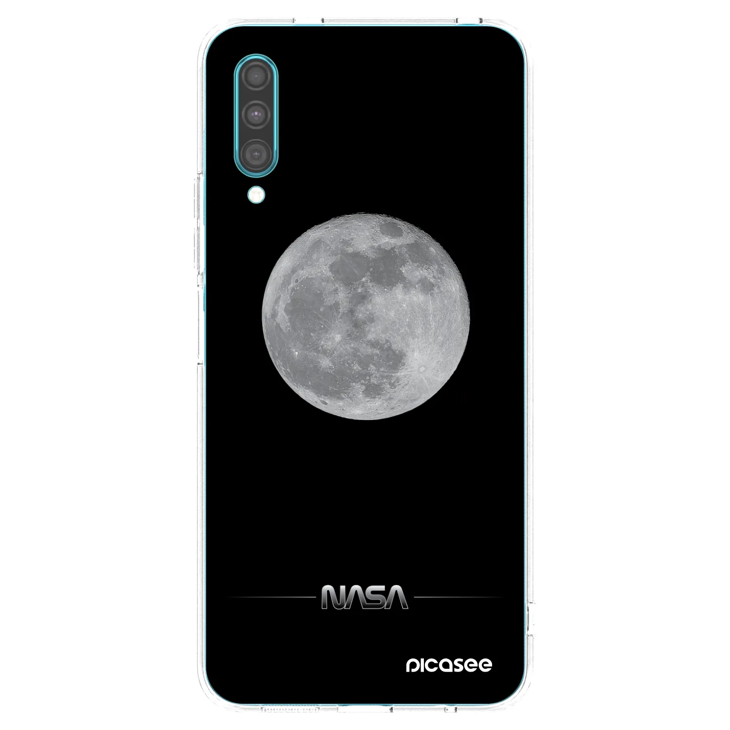 Picasee silikonska prozirna maskica za Samsung Galaxy A30s A307F - Moon Minimal