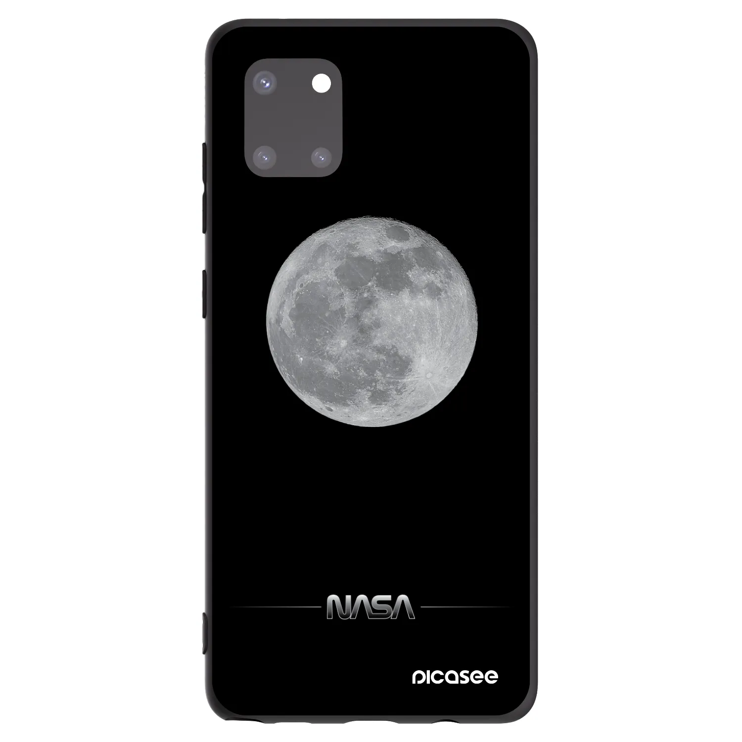 Picasee crna silikonska maskica za Samsung Galaxy Note 10 Lite N770F - Moon Minimal