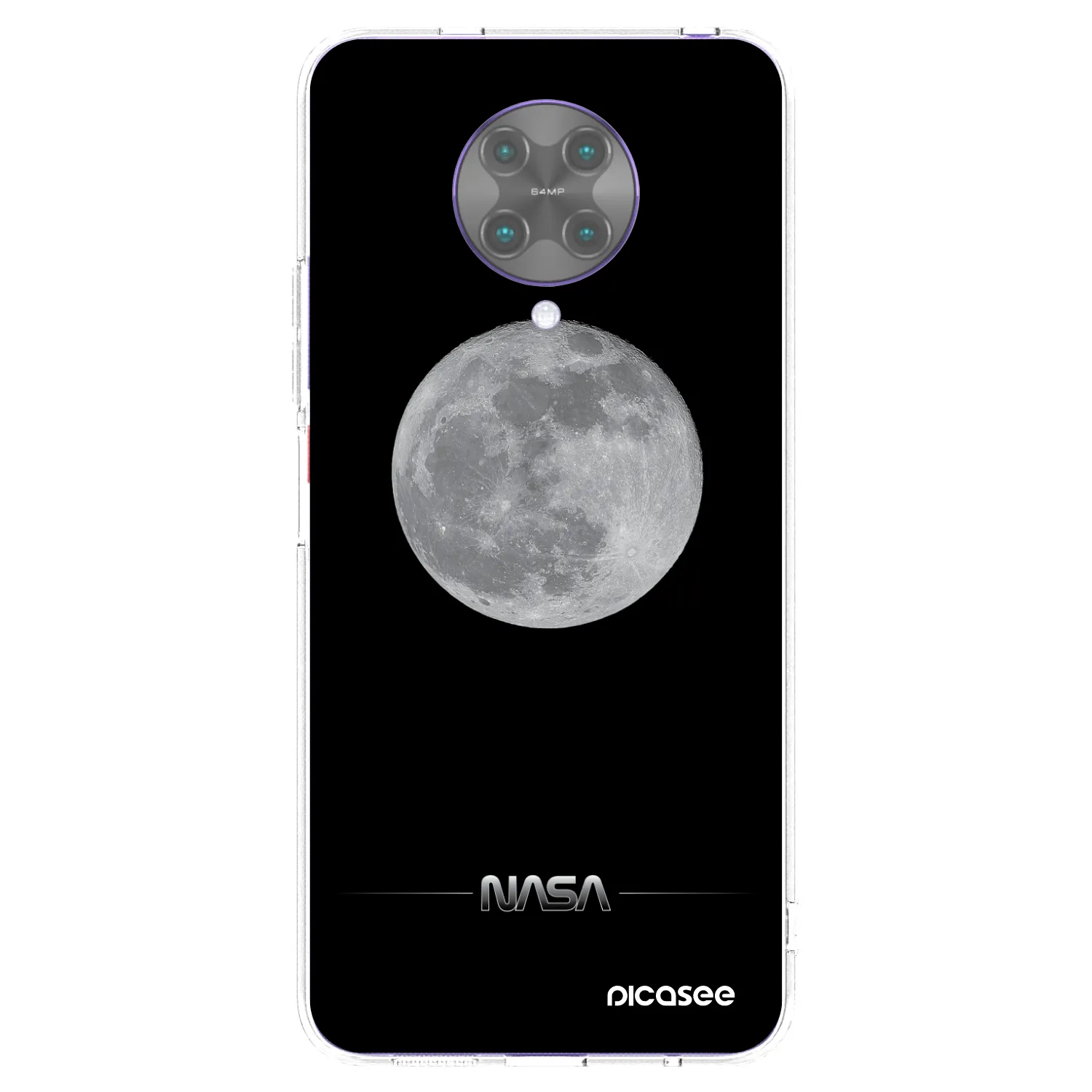 Picasee silikonska prozirna maskica za Xiaomi Poco F2 Pro - Moon Minimal