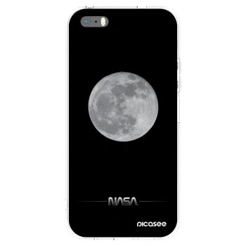 Picasee silikonska prozirna maskica za Apple iPhone 5/5S/SE - Moon Minimal