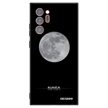 Picasee crna silikonska maskica za Samsung Galaxy Note 20 Ultra - Moon Minimal