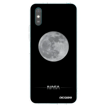 Picasee silikonska prozirna maskica za Xiaomi Redmi 9A - Moon Minimal