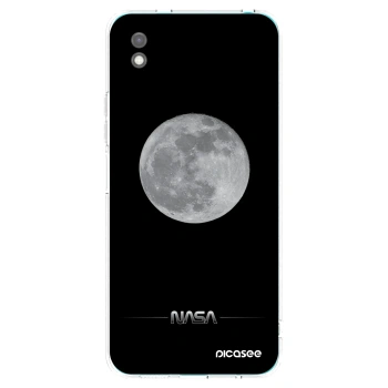 Picasee crna silikonska maskica za Xiaomi Redmi 9A - Moon Minimal