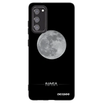 Picasee crna silikonska maskica za Samsung Galaxy S20 FE - Moon Minimal