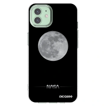 Picasee silikonska prozirna maskica za Apple iPhone 12 Pro - Moon Minimal