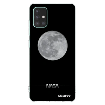 Picasee silikonska prozirna maskica za Samsung Galaxy M51 M515F - Moon Minimal