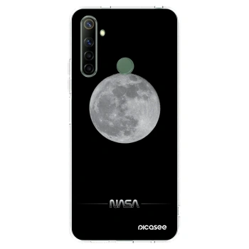 Picasee silikonska prozirna maskica za Realme 6i - Moon Minimal