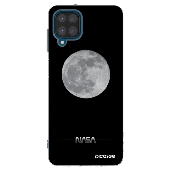 Picasee silikonska prozirna maskica za Samsung Galaxy A12 A125F - Moon Minimal