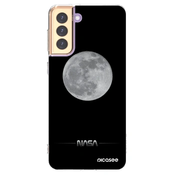 Picasee silikonska prozirna maskica za Samsung Galaxy S21+ 5G G996F - Moon Minimal