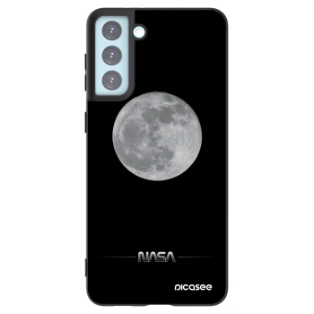 Picasee crna silikonska maskica za Samsung Galaxy S21+ 5G G996F - Moon Minimal