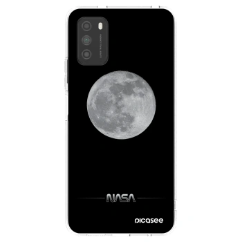 Picasee silikonska prozirna maskica za Xiaomi Poco M3 - Moon Minimal