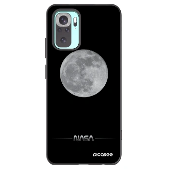 Picasee crna silikonska maskica za Xiaomi Redmi Note 10 Pro - Moon Minimal