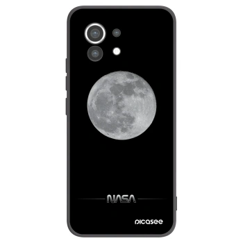 Picasee crna silikonska maskica za Xiaomi Mi 11 - Moon Minimal
