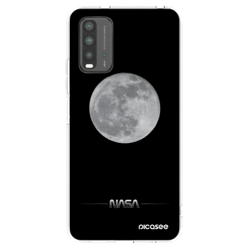 Picasee silikonska prozirna maskica za Xiaomi Redmi 9T - Moon Minimal