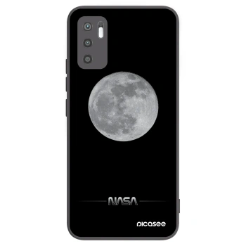 Picasee crna silikonska maskica za Xiaomi Redmi Note 10 5G - Moon Minimal