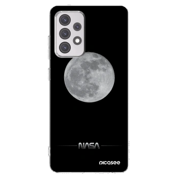 Picasee silikonska prozirna maskica za Samsung Galaxy A52s 5G A528B - Moon Minimal