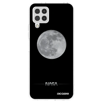 Picasee silikonska prozirna maskica za Samsung Galaxy A22 A225F 4G - Moon Minimal
