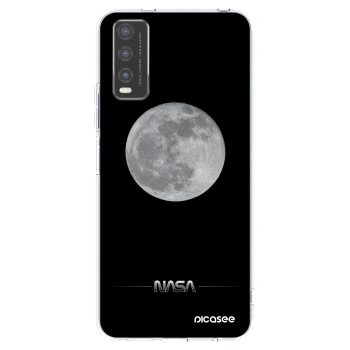 Picasee silikonska prozirna maskica za Vivo Y20s - Moon Minimal