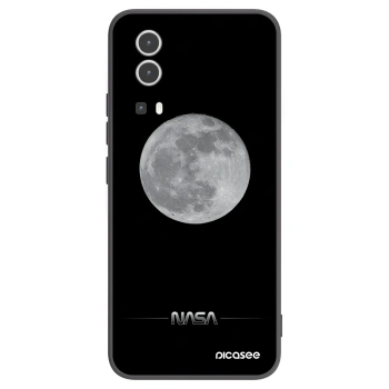 Picasee crna silikonska maskica za Vivo Y72 5G - Moon Minimal