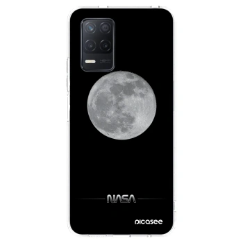 Picasee silikonska prozirna maskica za Realme 8 5G - Moon Minimal