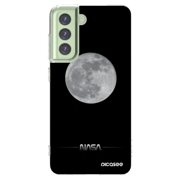 Picasee silikonska prozirna maskica za Samsung Galaxy S21 FE 5G - Moon Minimal