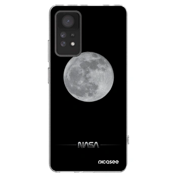 Picasee silikonska prozirna maskica za Xiaomi Redmi Note 11 Pro 5G - Moon Minimal