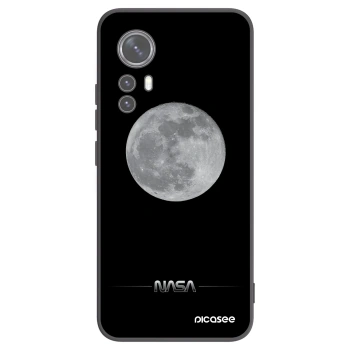 Picasee crna silikonska maskica za Xiaomi 12 - Moon Minimal