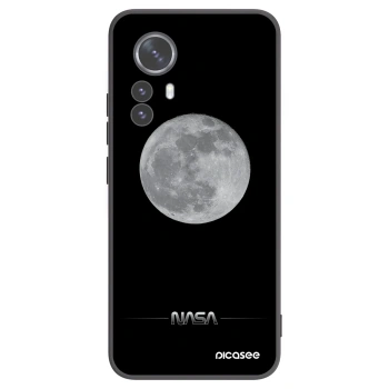 Picasee crna silikonska maskica za Xiaomi 12 Pro - Moon Minimal