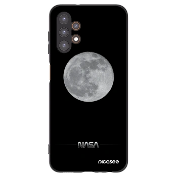 Picasee crna silikonska maskica za Samsung Galaxy A13 4G A135 - Moon Minimal