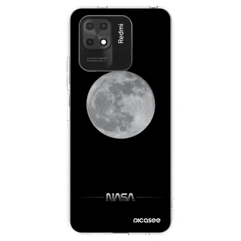 Picasee silikonska prozirna maskica za Xiaomi Redmi 10C - Moon Minimal