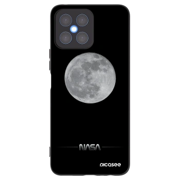 Picasee crna silikonska maskica za Honor X8 4G - Moon Minimal