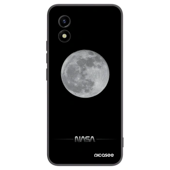 Picasee crna silikonska maskica za Vivo Y01 - Moon Minimal