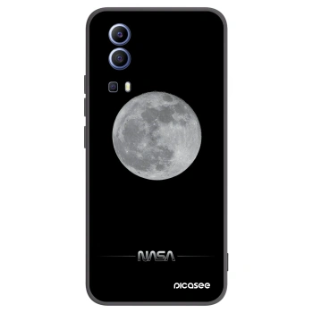 Picasee crna silikonska maskica za Vivo Y52 5G - Moon Minimal