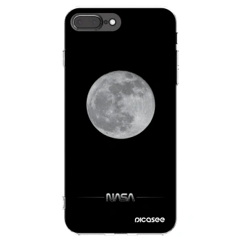 Picasee silikonska prozirna maskica za Apple iPhone 8 Plus - Moon Minimal