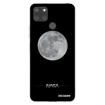Picasee silikonska prozirna maskica za Realme C21Y - Moon Minimal