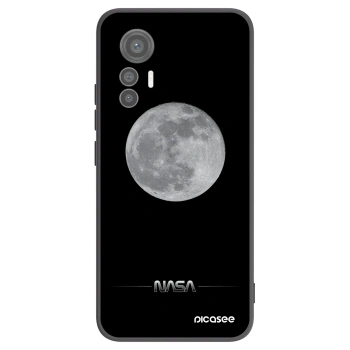 Picasee crna silikonska maskica za Xiaomi 12 Lite - Moon Minimal