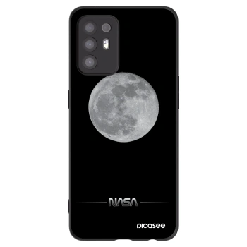 Picasee crna silikonska maskica za OPPO A94 5G - Moon Minimal
