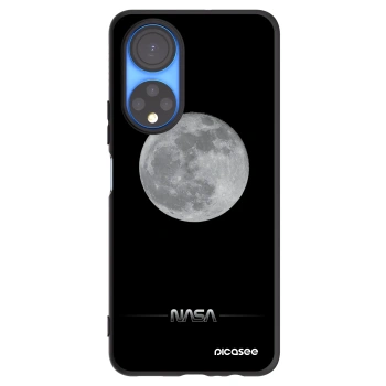 Picasee crna silikonska maskica za Honor X7 - Moon Minimal