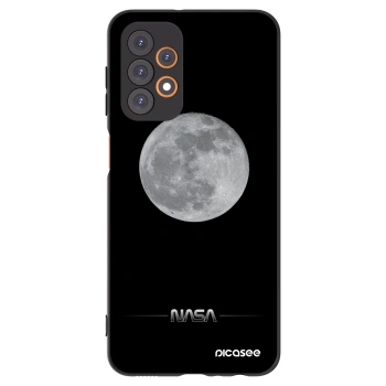 Picasee crna silikonska maskica za Samsung Galaxy A23 A235F 4G - Moon Minimal